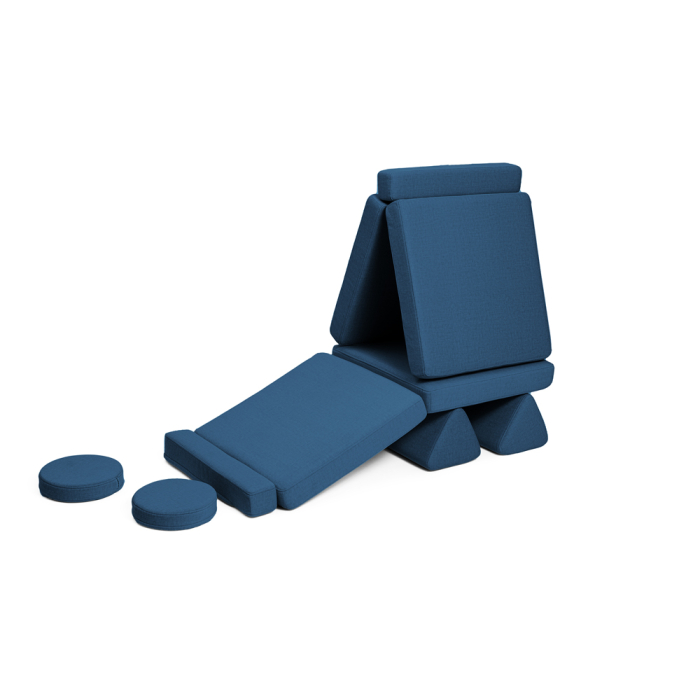 Kindersofa Spielsofa in Marineblau – modernes, kindgerechtes Möbelstück